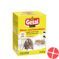 Gesal Protect Maeuse und Rattenkoeder 6x 25g
