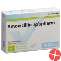 Amoxicillin Axapharm Disp Tabletten 1000mg 10 Stück