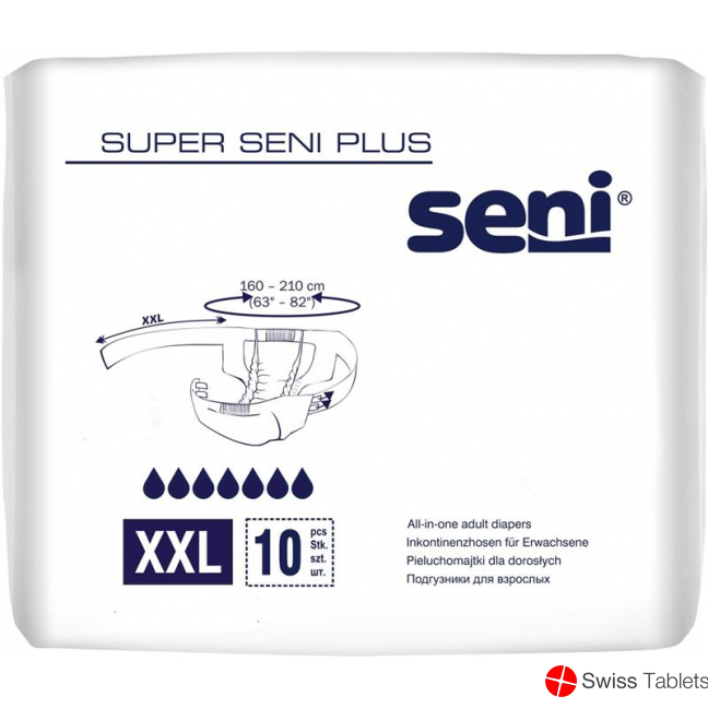 Super Seni Plus Inkontinenzslips XXL 10 Stück buy online
