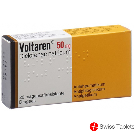 Voltaren 50mg 20 Dragées buy online