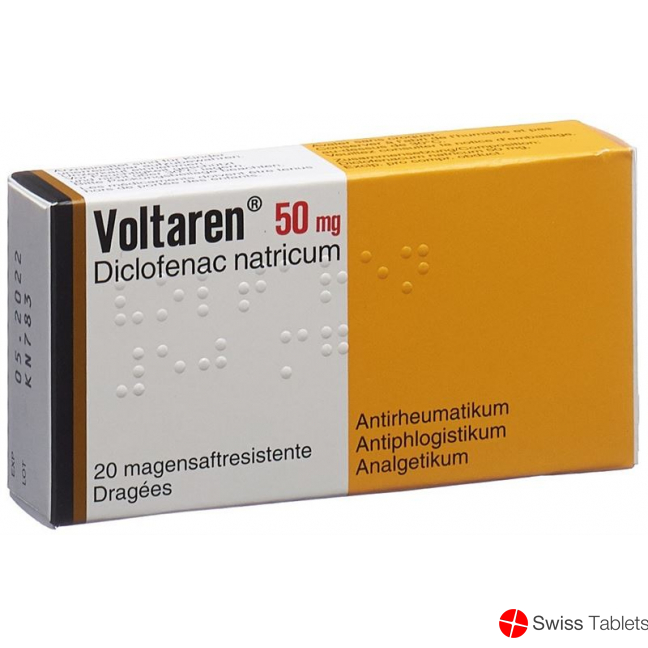 Voltaren 50mg 20 Dragées buy online