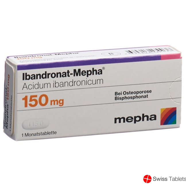 Ibandronat Mepha 150mg Monatstabletten buy online