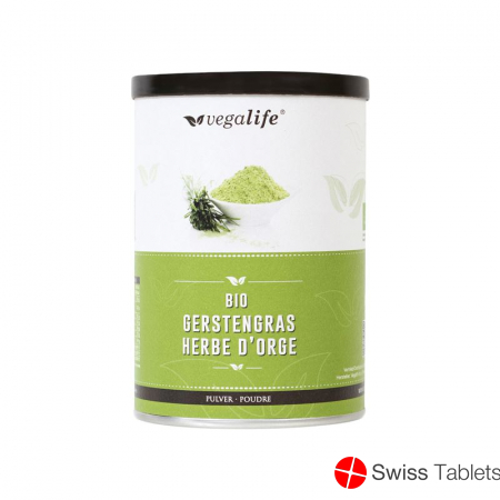 Vegalife Gerstengras Pulver Dose 125g buy online
