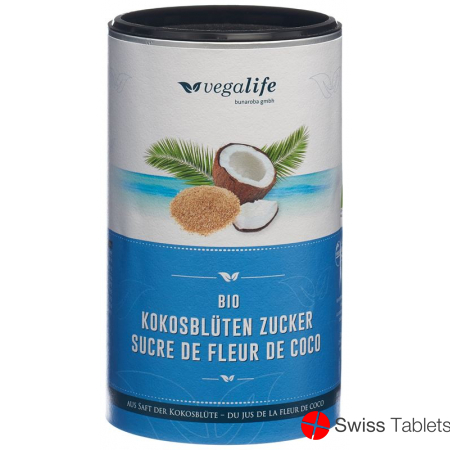 Vegalife Kokosblüten Zucker Dose 450g buy online