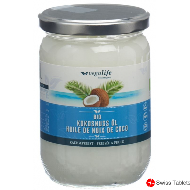 Vegalife Kokosnuss Öl Glas 500ml buy online