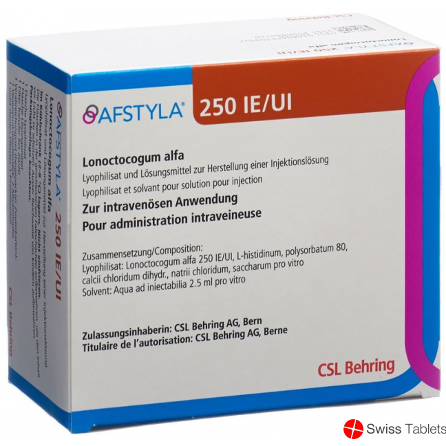 Afstyla Trockensubstanz 250 Ie C Solv+set Durchstechflasche buy online