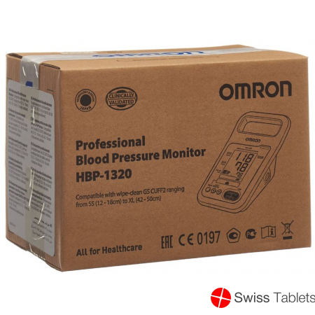 Omron upper arm blood pressure monitor Hbp-1320-e buy online