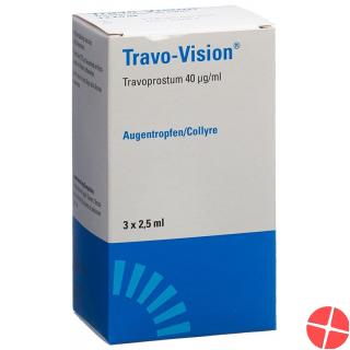 Travo-vision Augentropfen 40mcg/ml 3 Flasche 2.5ml