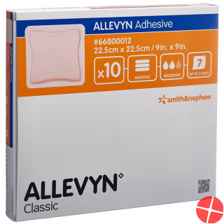 Allevyn Adhesive Wundverband 22.5x22.5cm 10 Stück Allevyn Adhesive Wundverband 22.5x22.5cm 10 Stück