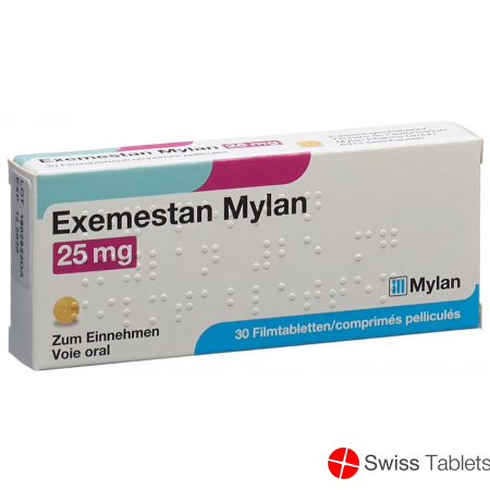 Exemestan Mylan Filmtabletten 25mg 30 Stück buy online
