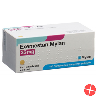 Exemestan Mylan Filmtabletten 25mg 100 Stück