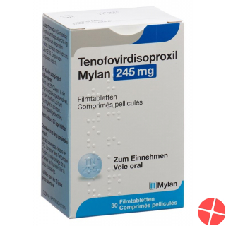 Tenofovirdisoproxil Mylan Filmtabletten 245mg 30 Stück