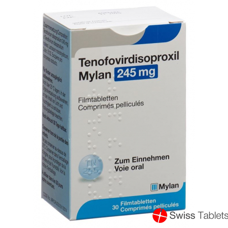 Tenofovirdisoproxil Mylan Filmtabletten 245mg 30 Stück buy online