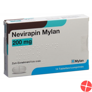 Nevirapin Mylan Tabletten 200mg 14 Stück Nevirapin Mylan Tabletten 200mg 14 Stück