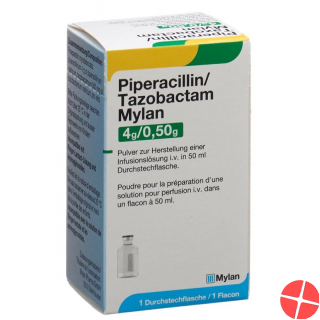 Piperacillin Tazob. Mylan 4 G/0.5 G Durchstechflasche