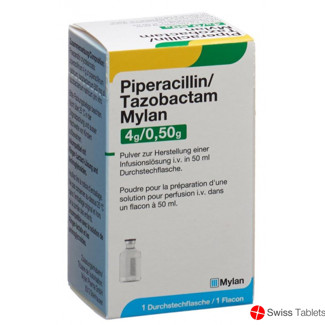 Piperacillin Tazob. Mylan 4 G/0.5 G Durchstechflasche buy online