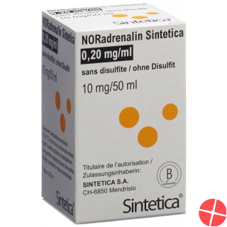 Noradrenalin Sint 0.2mg/ml (50ml) O Disulf Vial