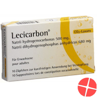 Lecicarbon für Erwachsene 10 Zäpfchen