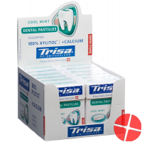 Trisa Dental Pastille Display Fresh Mint 12 Stück