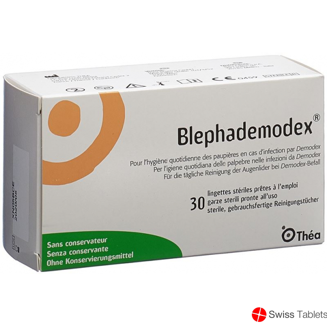 Blephademodex Pads Steril 30 Stück buy online