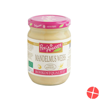 Perlamande Mandelmus Weiss Glas 250g
