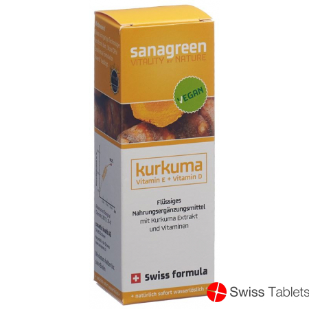 Kurkuma Sanagreen Mizell Curcuma Longa Extr 50ml buy online