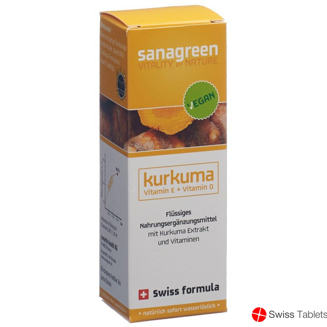Kurkuma Sanagreen Mizell Curcuma Longa Extr 50ml buy online