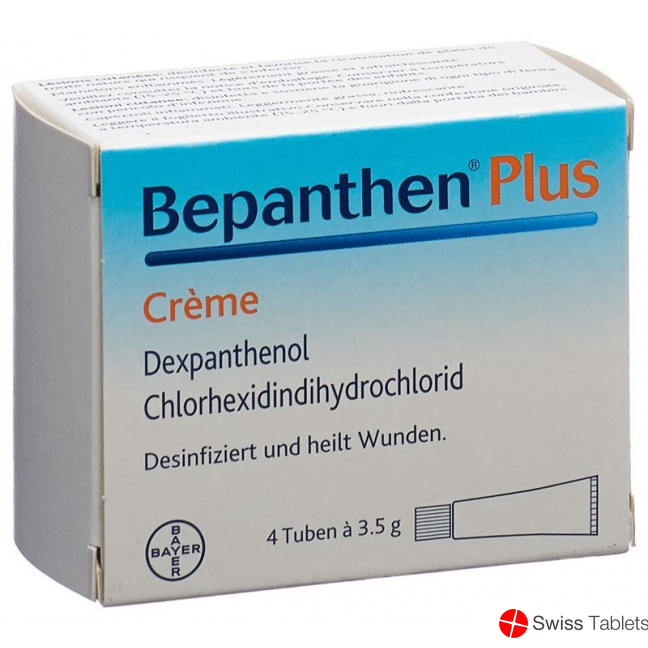 Bepanthen Plus Creme 5% 4 Tube 3.5g buy online