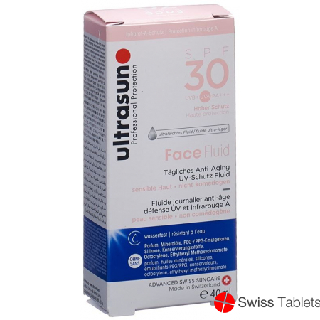 Ultrasun Face Fluid SPF 30 bottle 40ml buy online