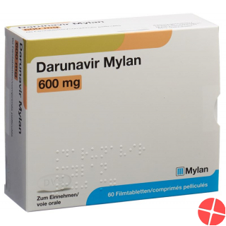 Darunavir Mylan Filmtabletten 600mg 60 Stück