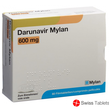 Darunavir Mylan Filmtabletten 600mg 60 Stück buy online