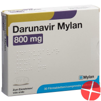 Darunavir Mylan Filmtabletten 800mg 30 Stück Darunavir Mylan Filmtabletten 800mg 30 Stück