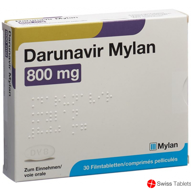 Darunavir Mylan Filmtabletten 800mg 30 Stück buy online