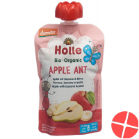 Holle Apple Ant Pouchy Apple Banana Pear 100g