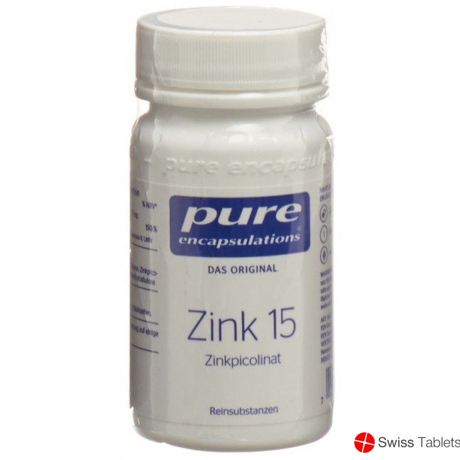 Pure zinc 15 zinc picolinate tin 60 pieces buy online