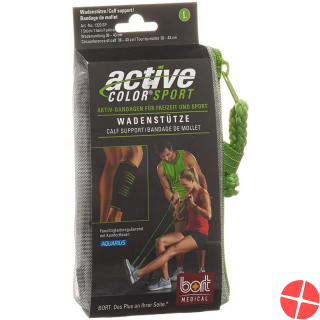 Bort Activecolor Sport Wadenstütze L Schwarz Bort Activecolor Sport Wadenstütze L Schwarz