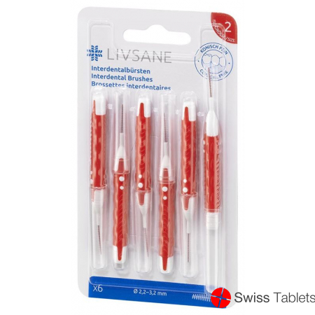 Livsane Interdentalbürsten Konisch Fein 6 Stück buy online
