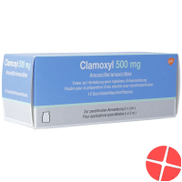 Clamoxyl Trockensubstanz 500mg Durchstechflasche 10 Stück
