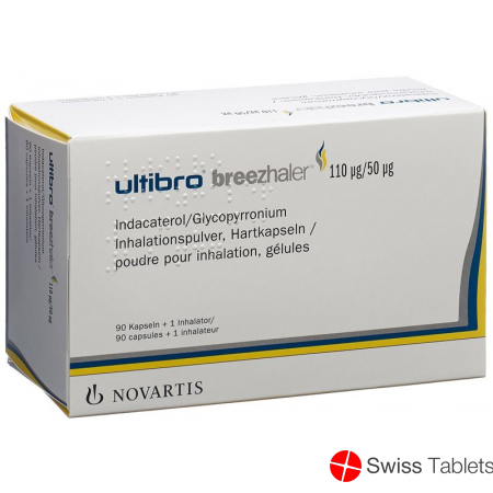 Ultibro Breezhaler 110mcg/50mcg 90 Stück buy online