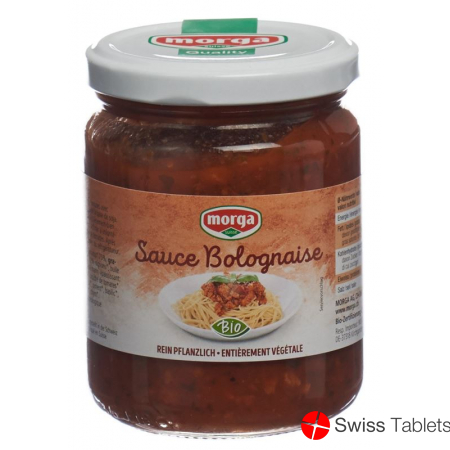 Morga Sauce Bolognaise mit Soja Bio Glas 250g buy online