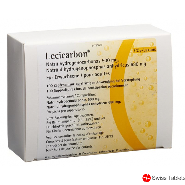 Lecicarbon Zäpfchen Erwachsene 100 Stück buy online