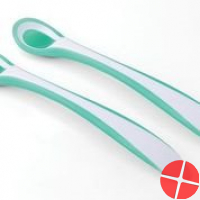 Nuvita Set Löffel mit Wärmersensor Grün 2 Stück