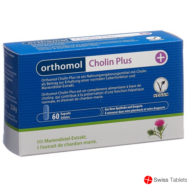 Ortohmol Choline Plus Capsules 60 pieces buy online