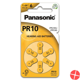 Panasonic Hörgerät Batterien 10 6 Stück