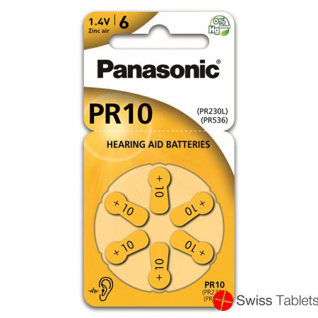 Panasonic Hörgerät Batterien 10 6 Stück buy online