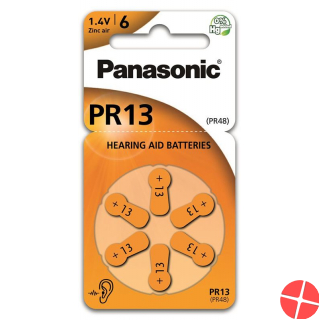 Panasonic Hörgerät Batterien 13 6 Stück