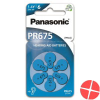 Panasonic Hörgerät Batterien 675 6 Stück