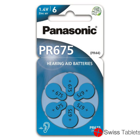 Panasonic Hörgerät Batterien 675 6 Stück buy online