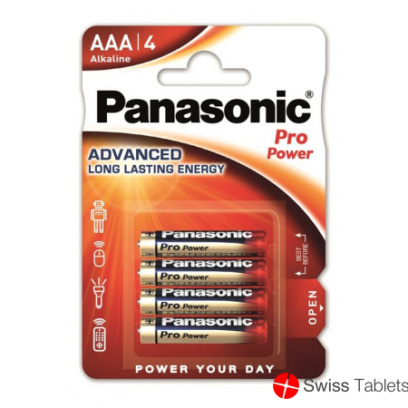 Panasonic Batterien Pro Power Aaa Lr03 4 Stück buy online