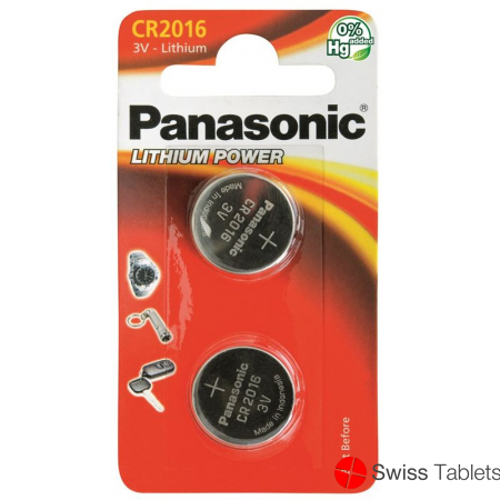 Panasonic Batterien Knopfzelle Cr2016 2 Stück buy online